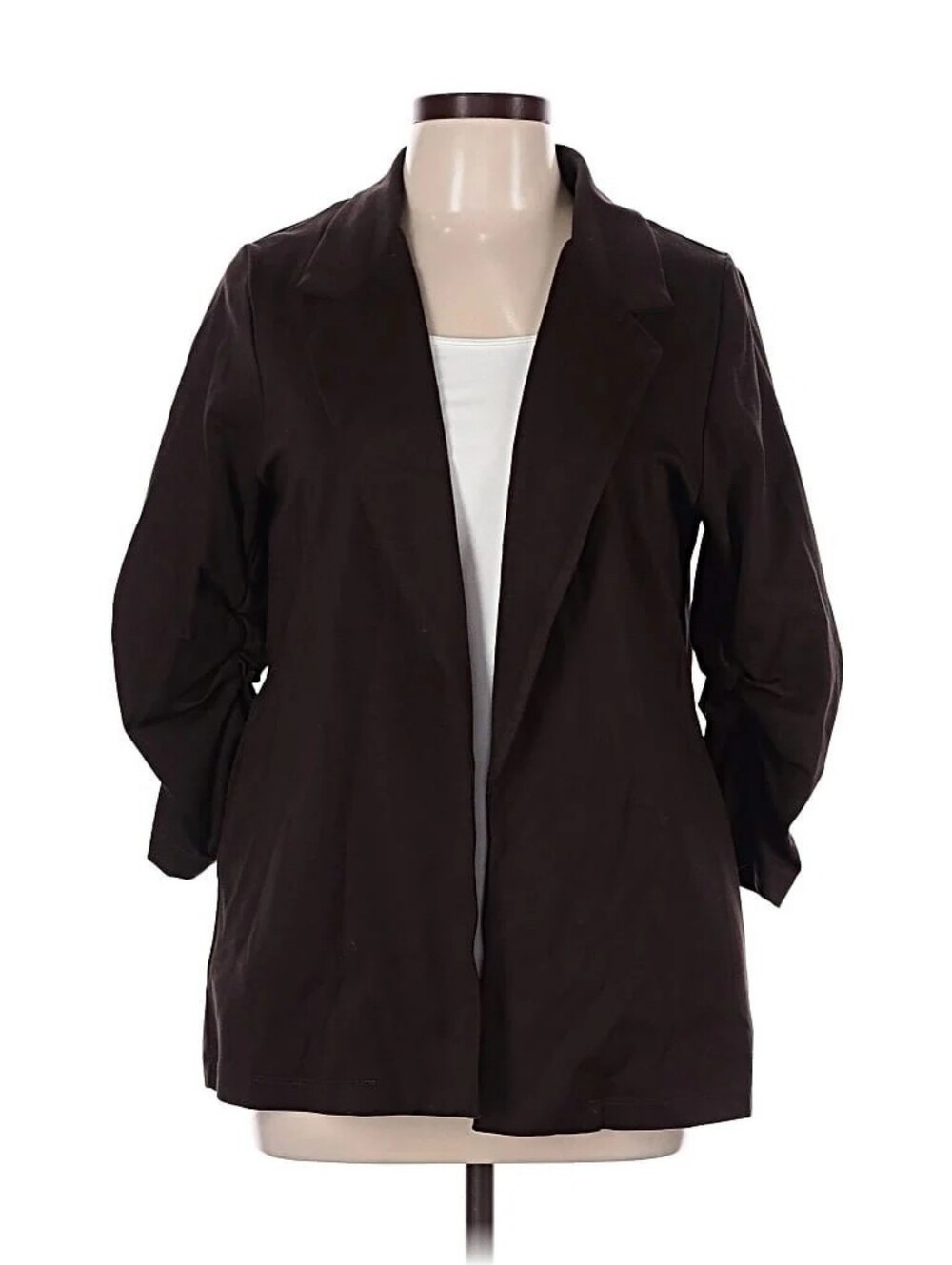 Dear Scarlett Chocolate Women's Blazer Size L - Picture 4 of 4